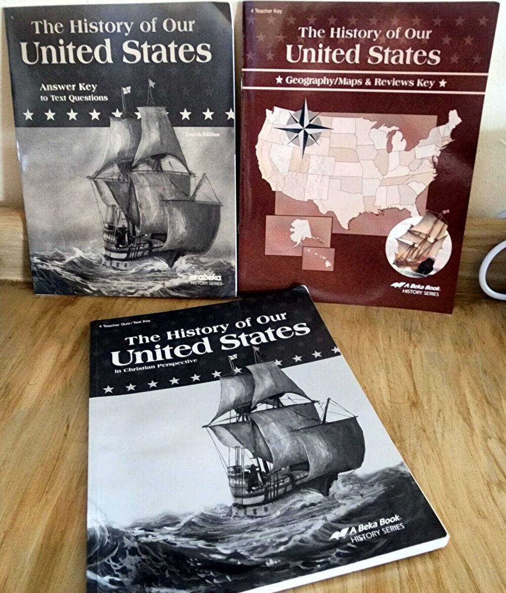 Abeka Grade 4 History Geography Quiz Test Text Teacher Keys Homeschool See Desc.